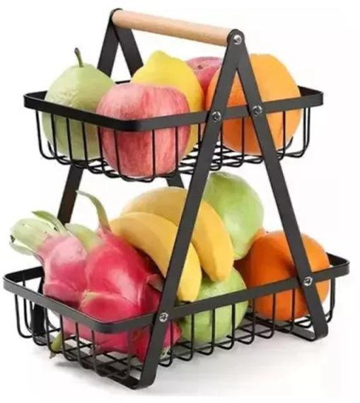ORGANIZADOR COCINA FRUTAS VERDURAS 2 NIVELES